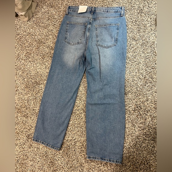 LC Lauren Conrad Blue Straight Leg Jeans Vintage-Inspired - Picture 4 of 7
